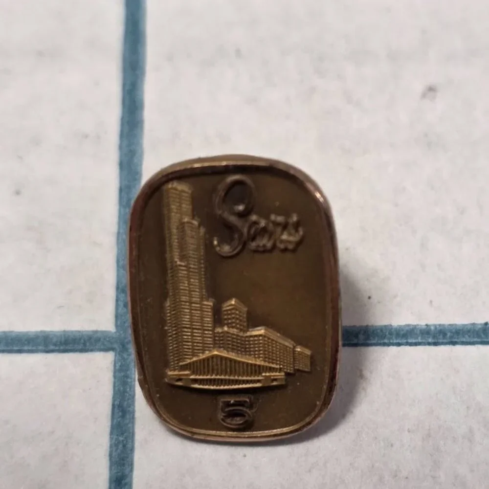 Sears Employee Service Award‎ Pin, 5-Year Award, Vintage
